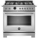 36-inch Freestanding Dual-Fuel Range With Convection Technology HERT366DFSXT IMAGE 1