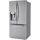 LG 33-inch, 24.5 cu.ft. French 3-Door Refrigerator with Water and Ice Dispensing System LRFXS2503S IMAGE 4