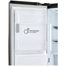 LG 33-inch, 24.5 cu.ft. French 3-Door Refrigerator with Water and Ice Dispensing System LRFXS2503D IMAGE 9