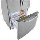 LG 33-inch, 25 cu.ft. Freestanding French Door Refrigerator with Interior Ice Maker LRFCS2503S IMAGE 7