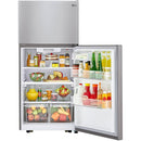 LG 30-inch, 20.2 cu.ft. Freestanding Top Freezer Refrigerator with Smart Diagnosis™ LTCS20020S IMAGE 5