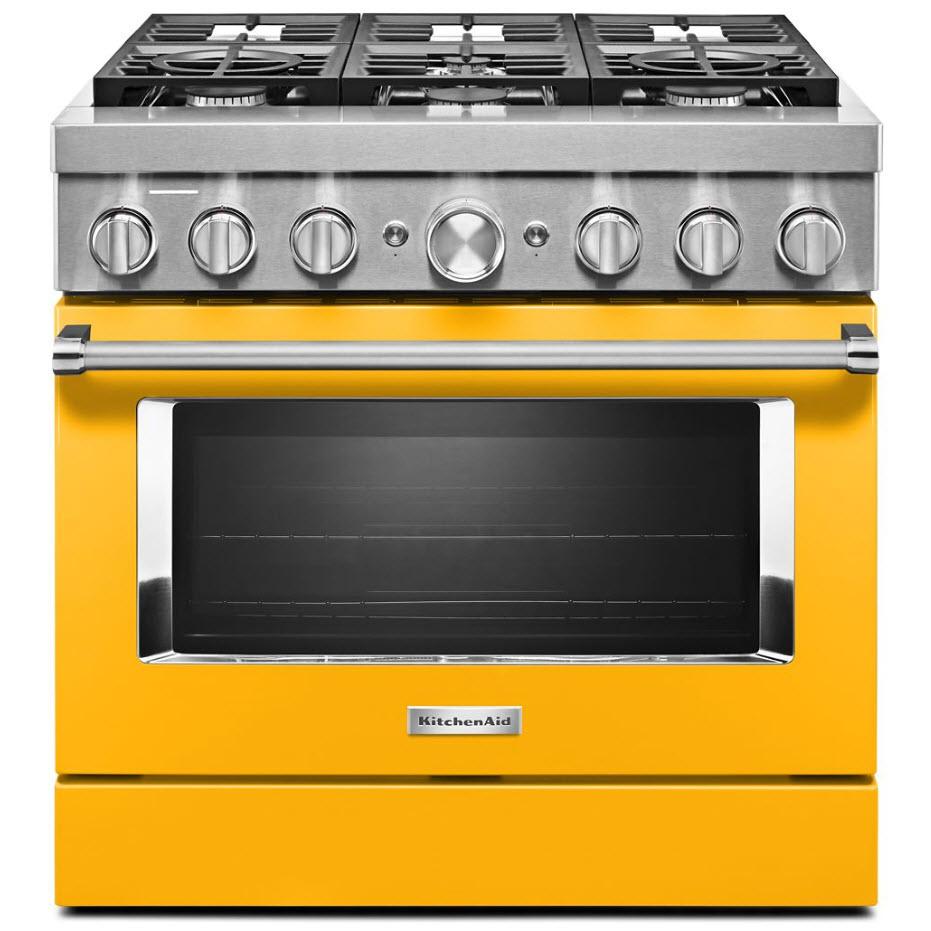 36-inch Freestanding Dual Fuel Range with Even-Heat™ True Convection KFDC506JYP IMAGE 1