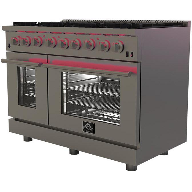 Forno 48-inch Freestanding Gas Range with 8 Burners FFSGS6239-48 IMAGE 1