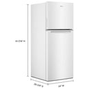 24-inch, 11.6 cu.ft. Counter-Depth Top Freezer Refrigerator with Automatic Defrost WRT112CZJW IMAGE 7