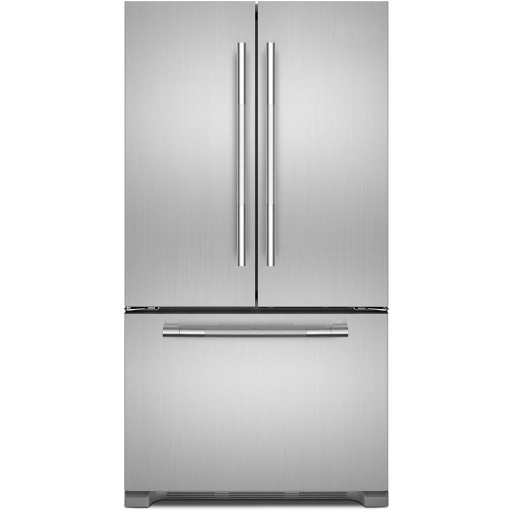 JennAir 36-inch, 21.9 cu.ft. Counter-Depth French 3-Door Refrigerator with Interior Ice Maker JFFCF72DKL IMAGE 1