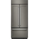 KitchenAid 36-inch, 20.8 cu.ft. Built-in French 3-Door Refrigerator with Internal Ice Maker KBFN506EPA IMAGE 1