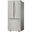 LG 30-inch, 21.8 cu.ft. Freestanding French 3-Door Refrigerator with SmartDiagnosis™ Technology LRFNS2200S IMAGE 3