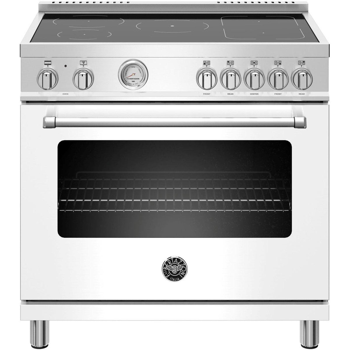 36-inch Freestanding Electric Induction Range with Convection Technology MAST365INMBIE IMAGE 1