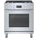 Bosch 30-inch Freestanding Dual Fuel Range with Convection Technology HDS8055C/01 IMAGE 1