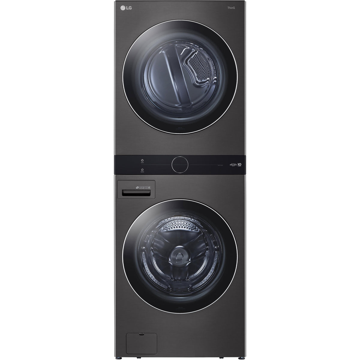 Stacked Washer/Dryer Gas Laundry Center with TurboWash™ 360 Technology WKGX201HBA IMAGE 1
