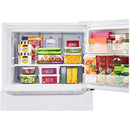 LG 30-inch, 20.2 cu.ft. Freestanding Top Freezer Refrigerator with Smart Diagnosis™ LTCS20020W IMAGE 6