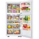 LG 30-inch, 20.2 cu.ft. Freestanding Top Freezer Refrigerator with Smart Diagnosis™ LTCS20020W IMAGE 8