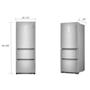 LG 26-inch, 11.7 cu.ft. Freestanding Bottom freezer with ThinQ® Technology LRKNS1205V IMAGE 14