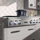 36-inch Dual Fuel Built-in Rangetop with Induction Technology SKSRT360SIS IMAGE 4