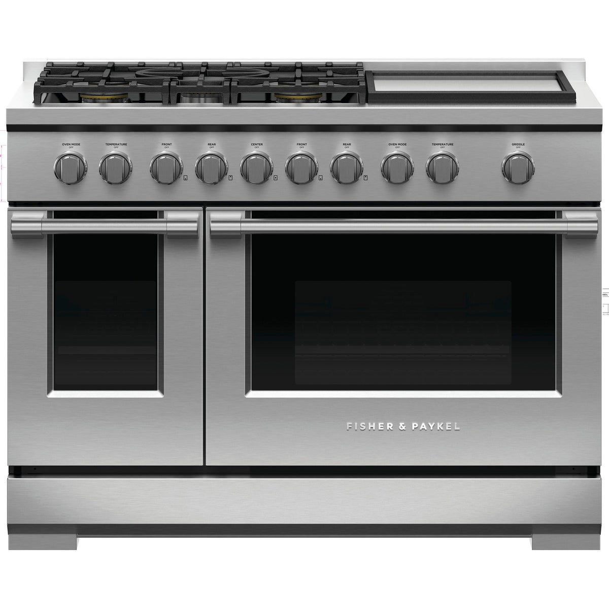 48-inch Freestanding Gas Range with Griddle RGV3-485GD-L IMAGE 1