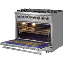 Forno 36-inch Freestanding Dual-Fuel Range with True Convection Technology FFSGS6125-36 IMAGE 12