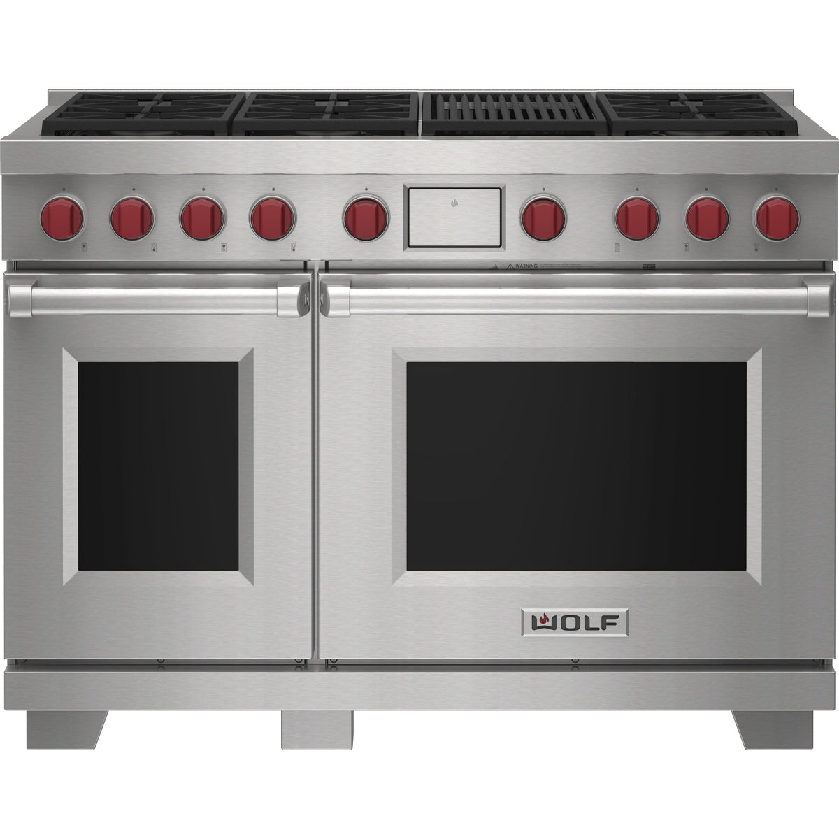 Wolf 48-inch Dual Fuel Range with Charbroiler DF48650C/S/P IMAGE 1
