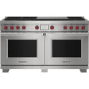 Wolf 60-inch Dual Fuel Range with Double Griddle DF60650DG/S/P IMAGE 1