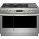 Monogram 48-inch Freestanding Dual-Fuel Range with True European Convection Technology ZDP486NDTSS IMAGE 1