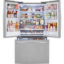 LG 36-inch, 29 cu.ft. Freestanding French 3-Door Refrigerator with Multi-Air Flow™ Technology LRFWS2906S IMAGE 4