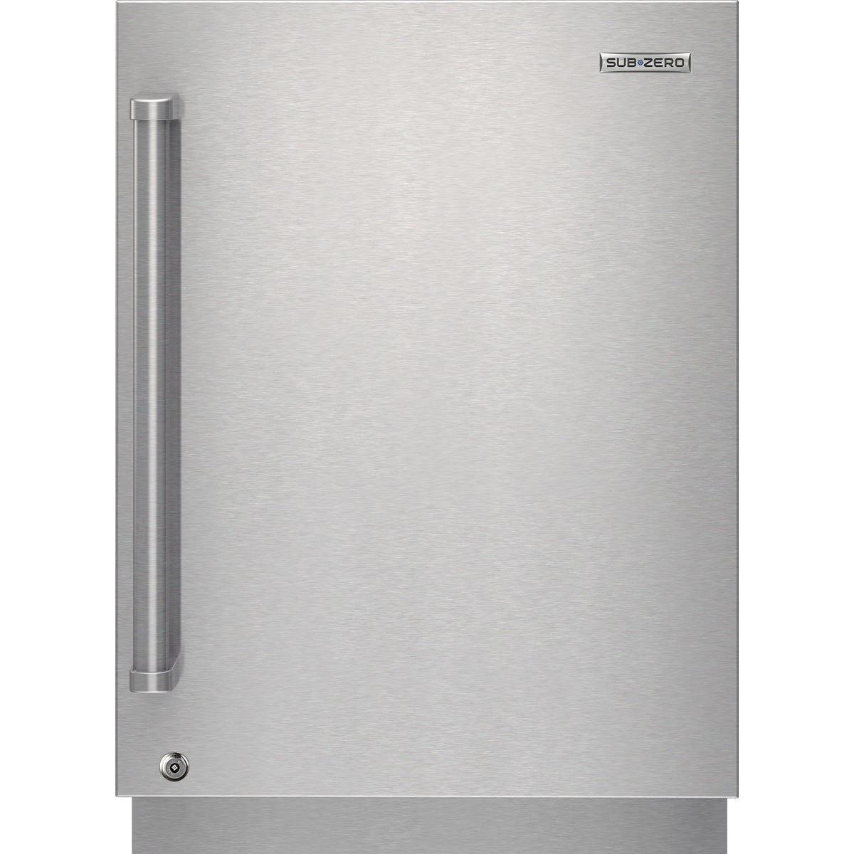 Sub-Zero Outdoor Stainless Steel Solid Door Panel with Lock- Pro Handle, Right Hinge 9028546 IMAGE 1
