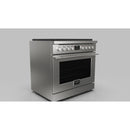 Fulgor Milano 36-inch Freestanding Gas Range with True European Convection Technology F4PGR366S2 IMAGE 2