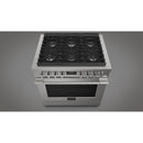 36-inch Freestanding Gas Range with True European Convection Technology F4PGR366S2 IMAGE 7