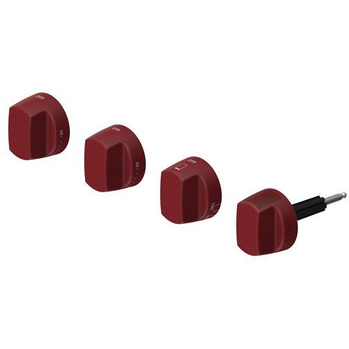 Wolf 48 and 60-inch Dual Fuel Red Knobs 9039691 IMAGE 1