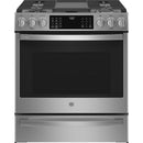 GE Profile 30-in Slide-in Dual Fuel Range with No Preheat Air fry Technology PC2S930YPFS IMAGE 1