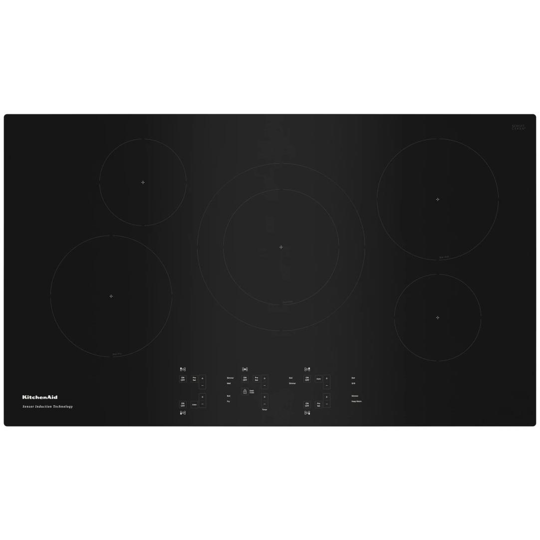 36-inch Built-In Electric Induction Cooktop KCIG556JBL IMAGE 1