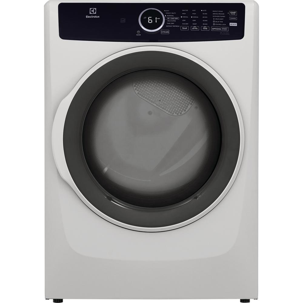8.0 cu.ft. Electric Dryer with 7 Dry Programs ELFE743CAW IMAGE 1