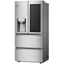 LG 33-inch, 18.4 cu.ft. Counter-Depth French 4-Door Refrigerator with SpacePlus™ Ice System LRMVC1803S IMAGE 13