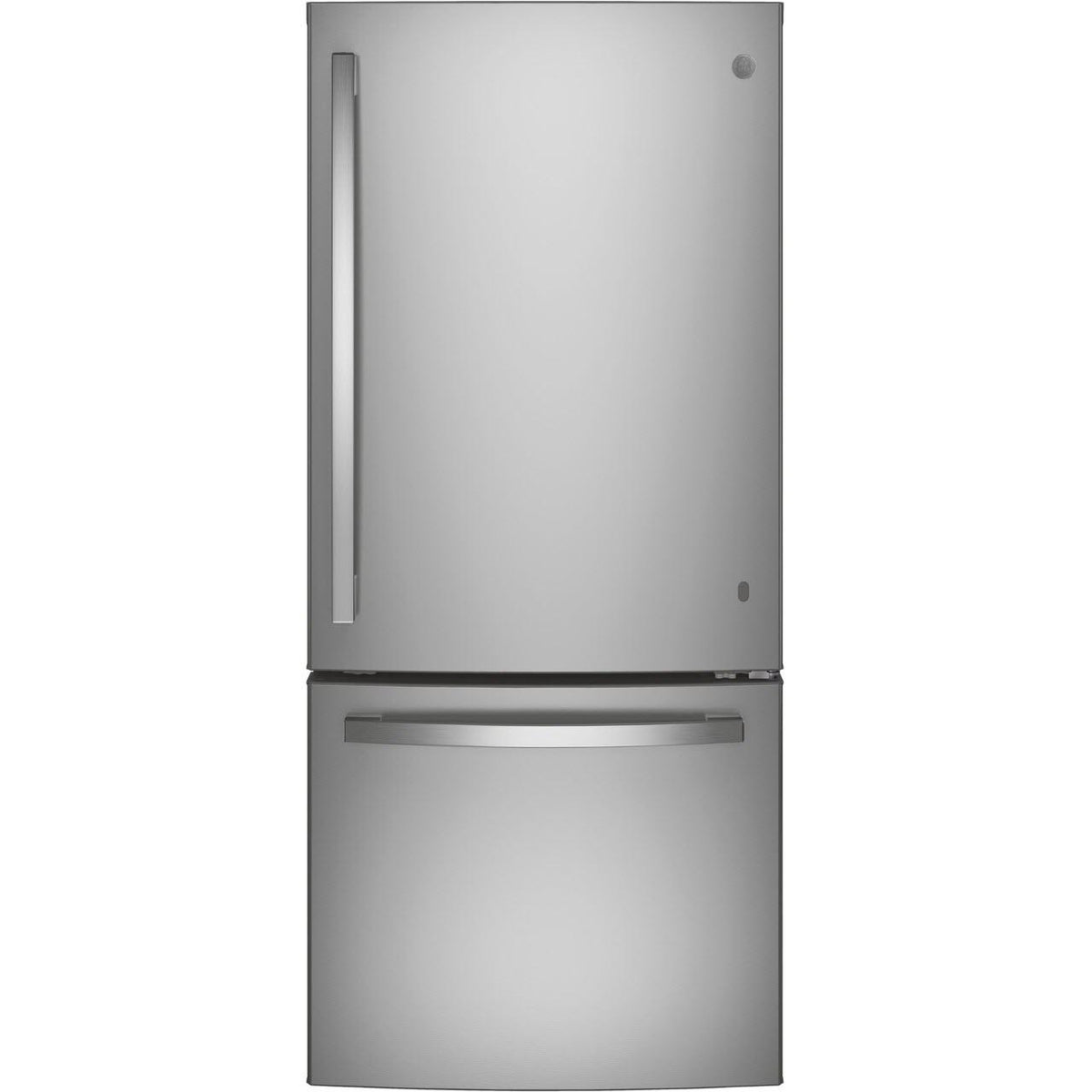 30-inch, 21 cu.ft. Freestanding Bottom Freezer Refrigerator with Interior Ice Maker GDE21EYKFS IMAGE 1