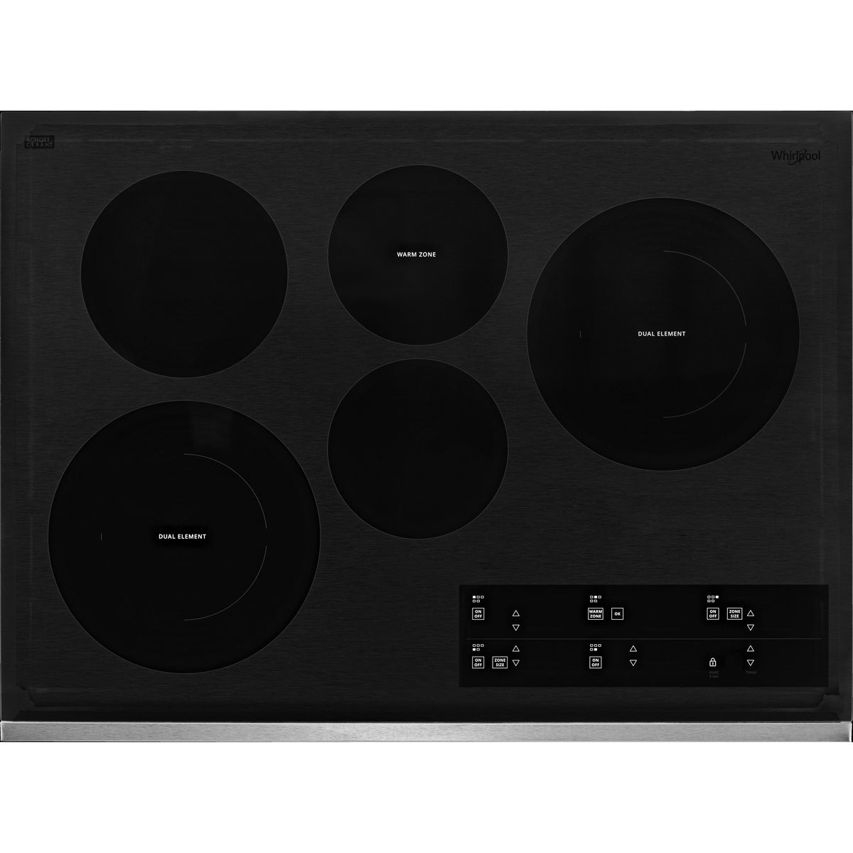 30-inch, Built-in Electric Cooktop with FlexHeat™ Element WCE97US0KS IMAGE 1