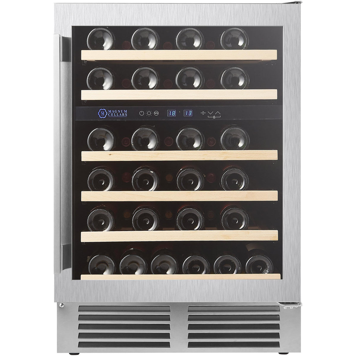 46-Bottle Pro Series Wine Cellar with LED Lighting PS2-46SS3 IMAGE 1