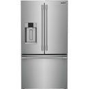 36-inch, 22.6 cu.ft. Counter-Depth French 3-Door Refrigerator with Water and Ice Dispensing system PRFC2383AF IMAGE 1
