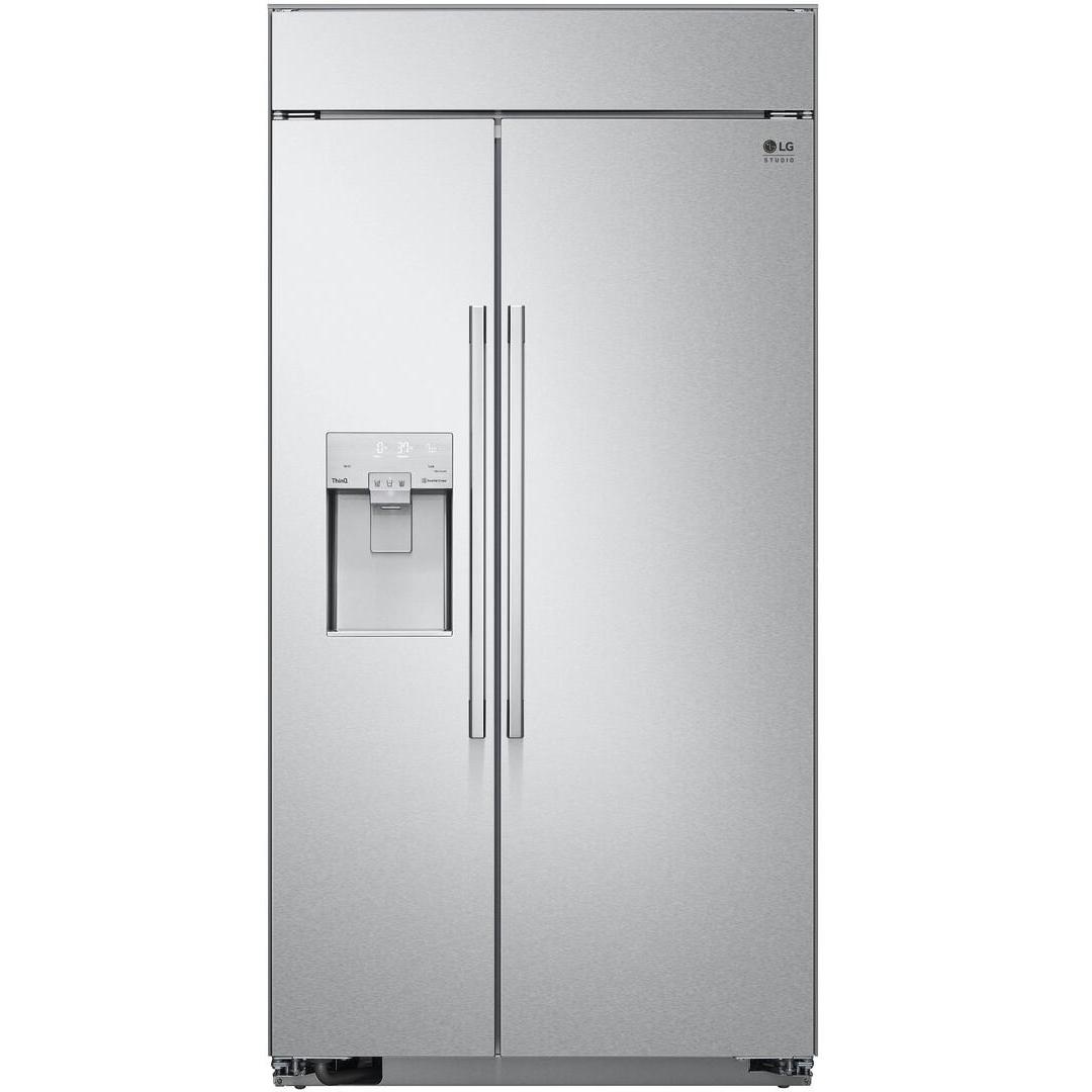42-inch, 25.6 cu.ft. Built-in Side-by-Side Refrigerator with SpacePlus™ Ice System SRSXB2622S IMAGE 1