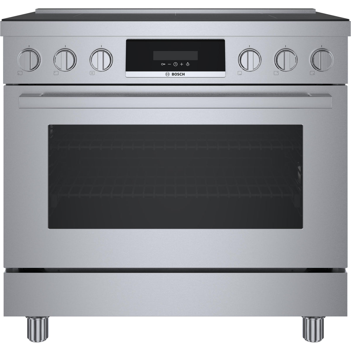36-inch Freestanding Induction Range with CombiZone HIS8655C/01 IMAGE 1