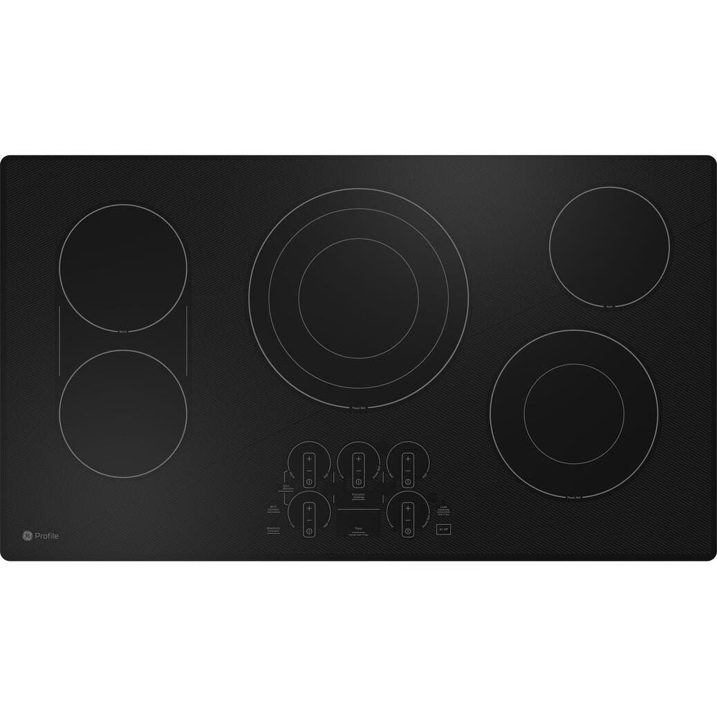 36-inch Built-in Electric Cooktop With Wi-Fi PEP7036DTBB IMAGE 1