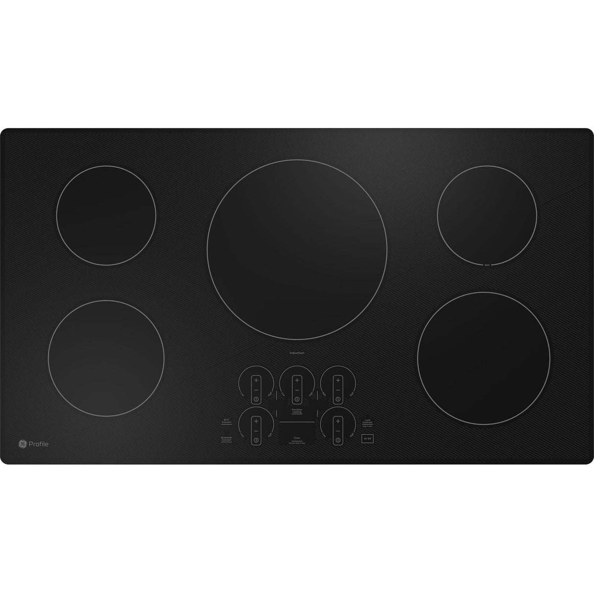 36-inch Built-in Induction Cooktop with Wi-Fi PHP7036DTBB IMAGE 1