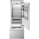 30-inch, 15.5 cu. ft. Built-in Bottom Freezer Refrigerator with Digital Display REF30BMBIXRT IMAGE 2